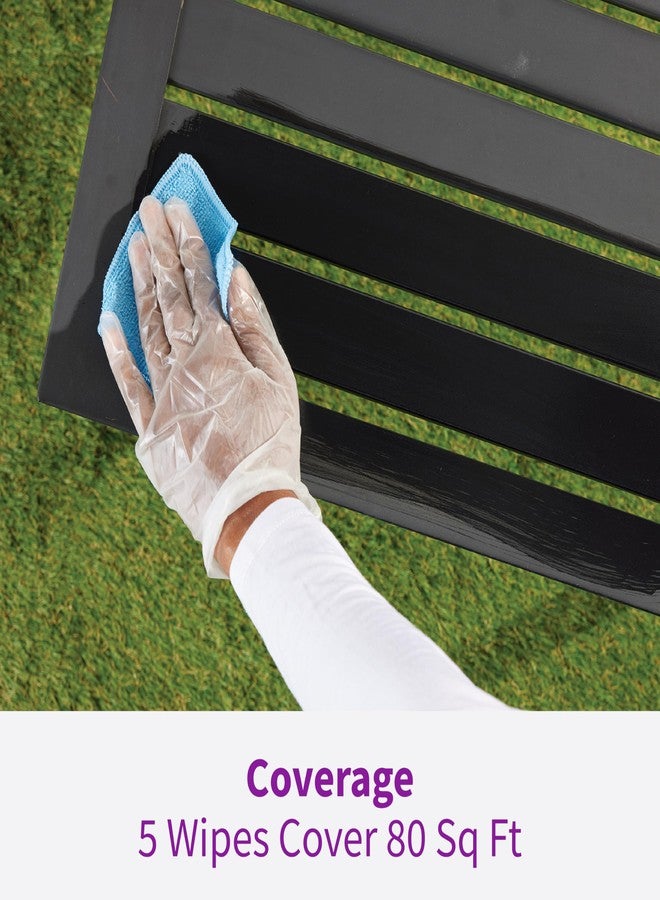 ريجوفينيت مناديل ريجوفينيت الخارجية المُجددة، 5 مناديل، مغلفة بشكل فردي، مشبعة مسبقًا بالألياف الدقيقة، تُعيد رونق الأسطح الباهتة والمتضررة من العوامل الجوية مثل أثاث الفناء، والستائر، والجدران الخارجية، وصناديق البريد، وغيرها. - Image 5